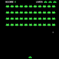 Play space invaders